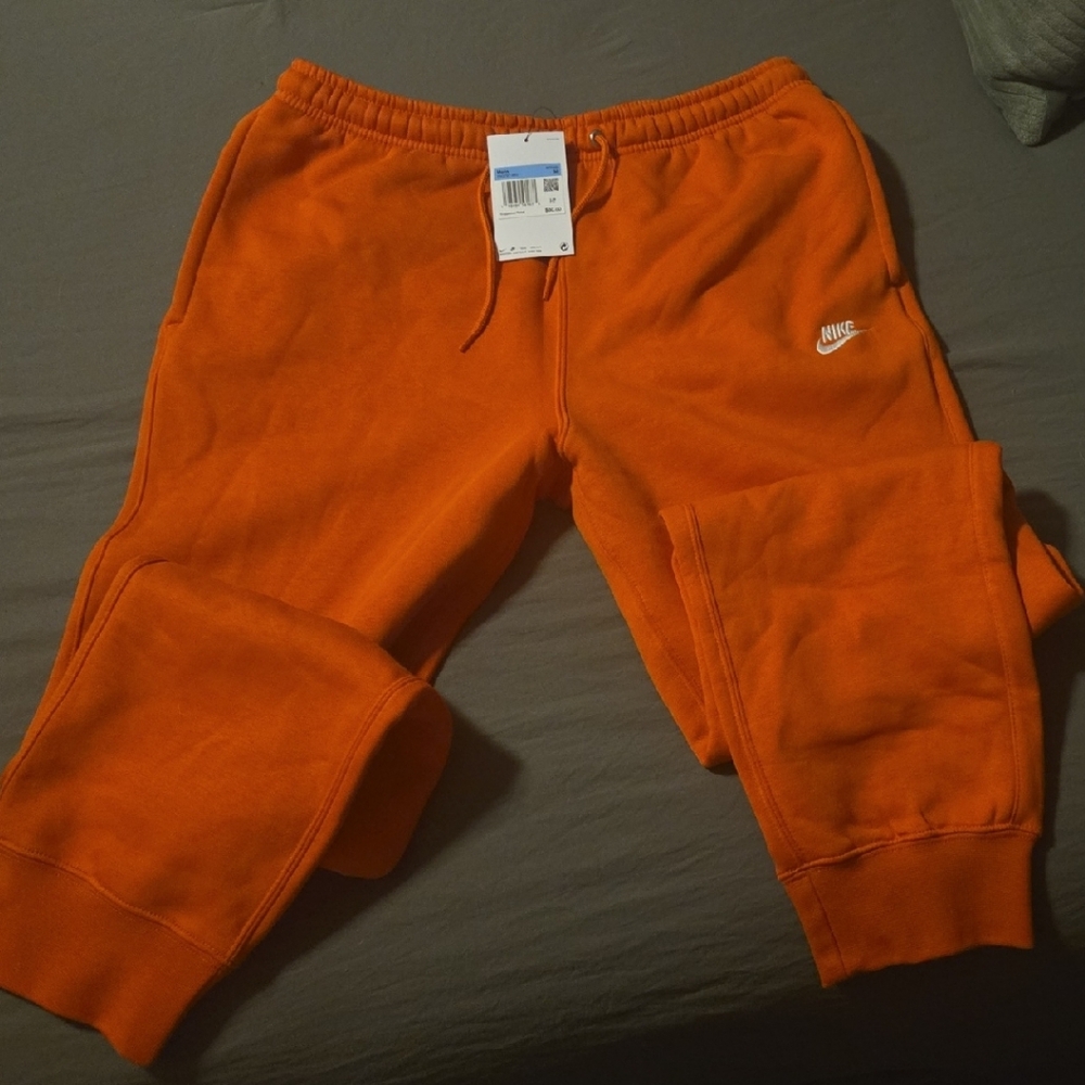Nike Bright Orange Joggers